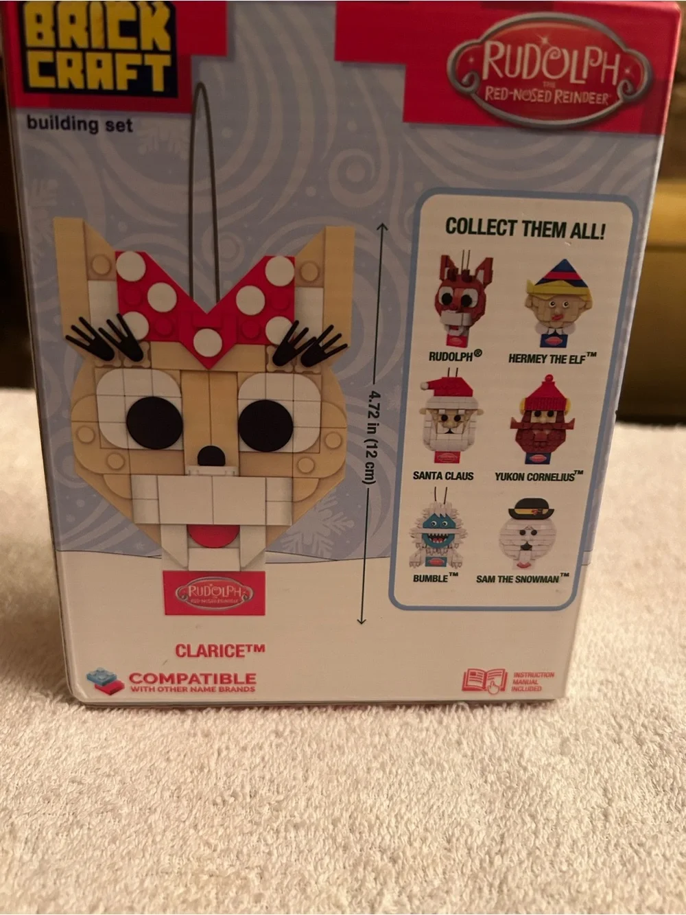Clarice Reindeer Building Set - Pink and Beige Kids Toy